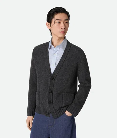 Bottega Veneta Cardigan In Lana In Black
