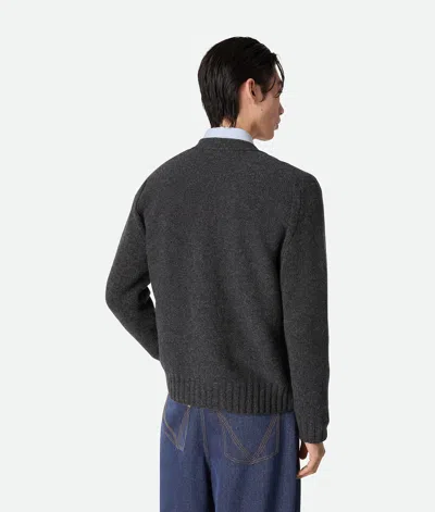 Bottega Veneta Cardigan In Lana In Black