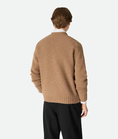 Bottega Veneta Knit Cardigan In Brown