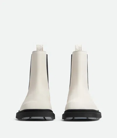 Bottega Veneta The Lug Leather Ankle Boots In White