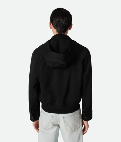 Bottega Veneta Grain De Poudre Blouson In Black