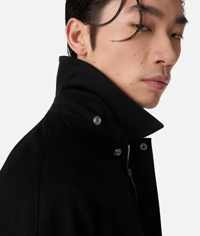 Bottega Veneta Grain De Poudre Blouson In Black
