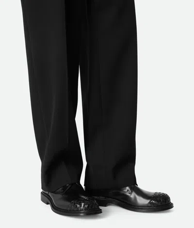 Bottega Veneta Leather Intrecciato-toe James Oxford Shoes