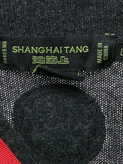 Pre-owned Shanghai Tang Button-front Cardigan In Gray