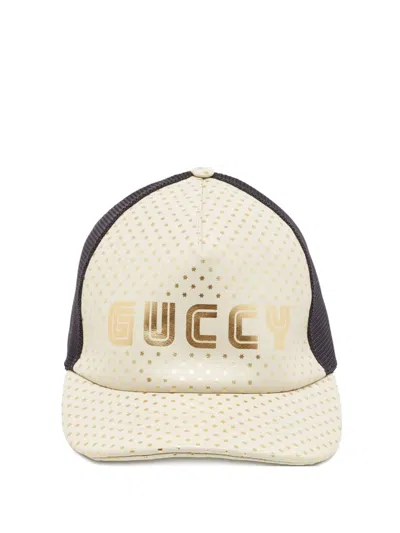 Pre-owned Gucci Logo-print Cap