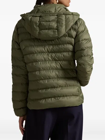 Polo Ralph Lauren Hooded Puffer Jacket In Green