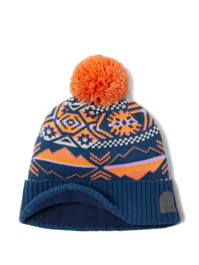 Columbia Pom-pom Patterned Beanie