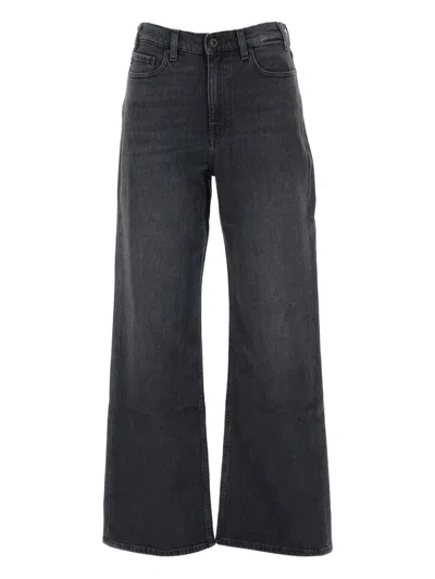 Ag Mari Wide-leg Jeans In Black