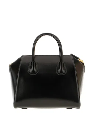 Givenchy Small Leather Shoulder Bag With Structured Silhouette In Black