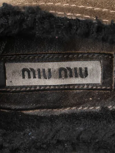 Pre-owned Miu Miu 2023 Crystal-embellished Sneakers
