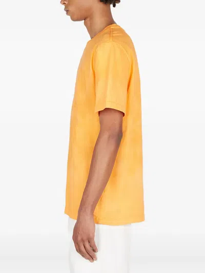 Notsonormal Splashed Short Sleeve T-shirt In Orange