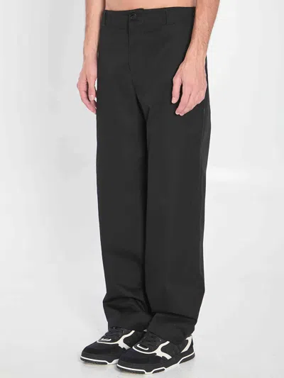 Gucci Pant Comp. Cott. Twil Double W In Black