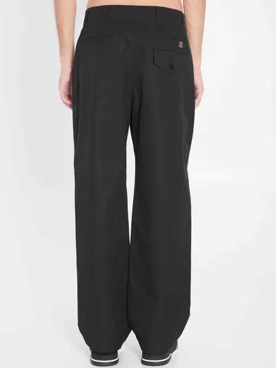 Gucci Pant Comp. Cott. Twil Double W In Black