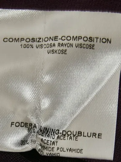 Pre-owned Gucci Wrap Dress In Purple