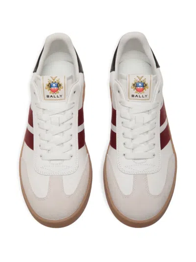 Bally Multicolor Leather Roget Sneakers In White