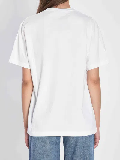 Gucci Women Logo Cotton T-shirt In White