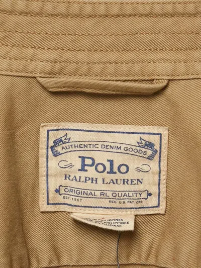 Pre-owned Polo Ralph Lauren Vintage Belted-waist Jumpsuit In Neutral
