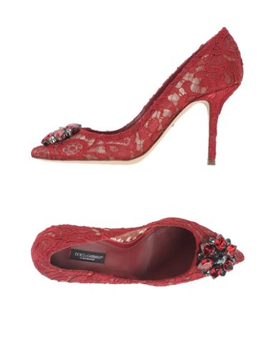 Dolce & Gabbana Pumps In Red