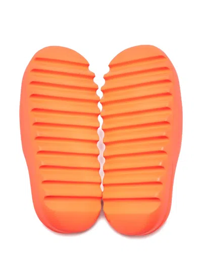 Pre-owned Adidas Originals Slip-on Style Slides In Orange