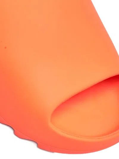 Pre-owned Adidas Originals Slip-on Style Slides In Orange
