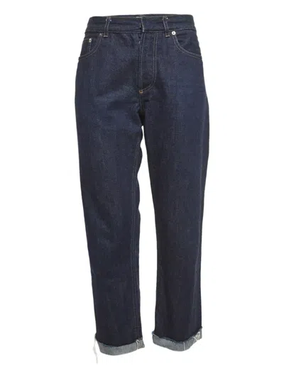 Pre-owned Dior Concealed-fastening Jeans In Blue