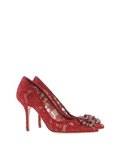 Shop Dolce & Gabbana Pumps In Red