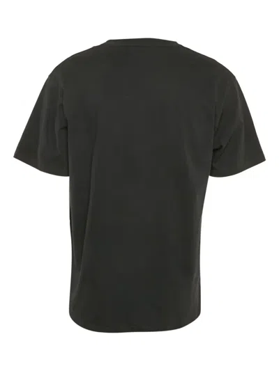 Pre-owned Gucci Logo-print T-shirt In Black
