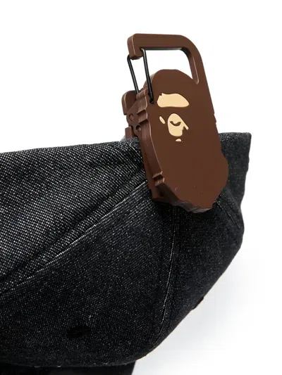A Bathing Ape Logo Denim Cap