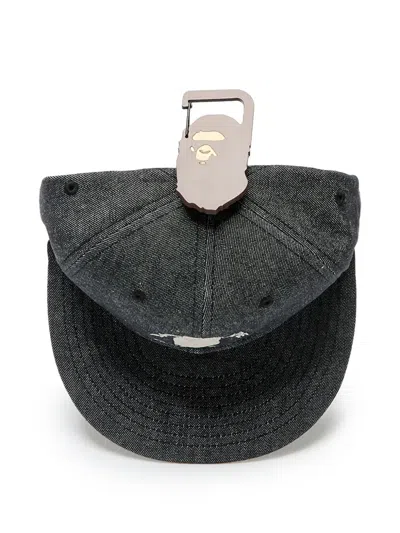 A Bathing Ape Logo Denim Cap