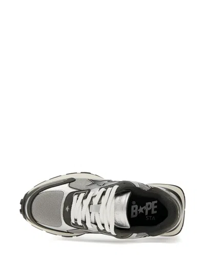 A Bathing Ape Cross Sta Express Pro M2 Sneakers In Gray
