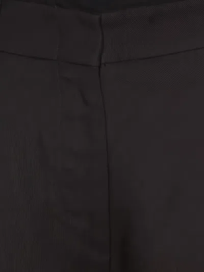 Pre-owned Borbonese Satin-trim Silk Trousers