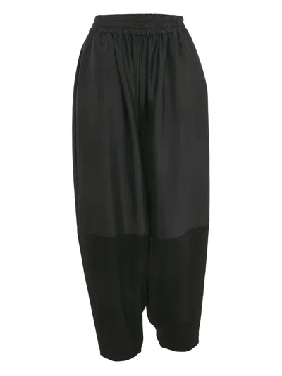 Pre-owned Mii Paneled Trousers In Black