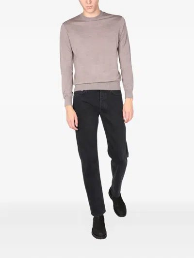 Ballantyne Crew Neck Sweater In Gray
