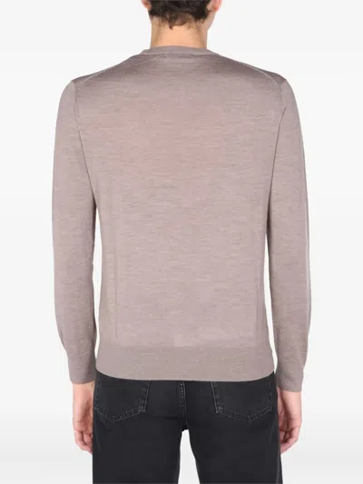 Ballantyne Crew Neck Sweater In Gray