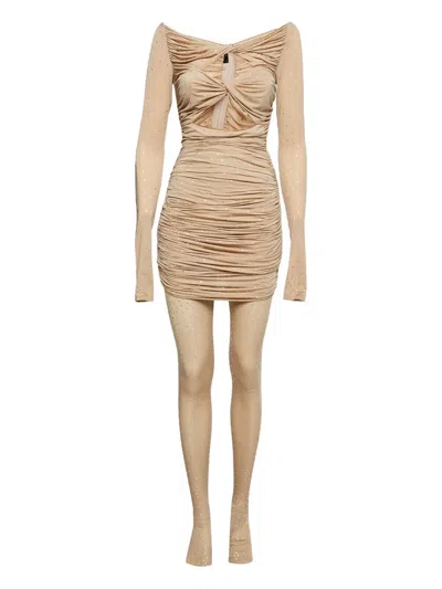 Pre-owned Alex Perry Ruched Mini Dress Set