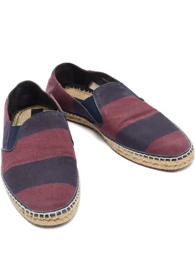 Pre-owned Burberry Striped Espadrilles