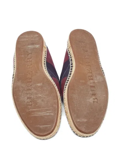 Pre-owned Burberry Striped Espadrilles