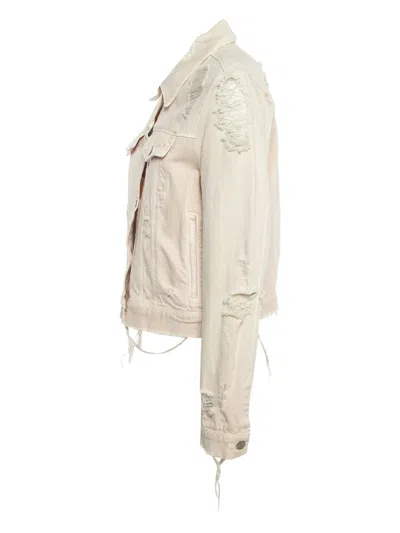 Pre-owned J Brand Distressed Denim Jacket