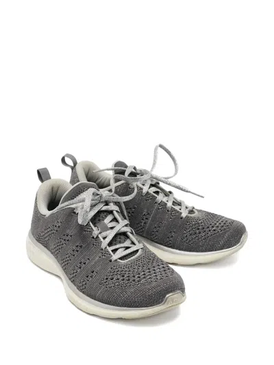 Pre-owned Apl Athletic Propulsion Labs Knitted Sneakers In Gray