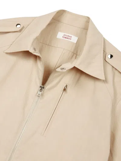 Studio Tomboy Zip-fastening Short-sleeve Shirt