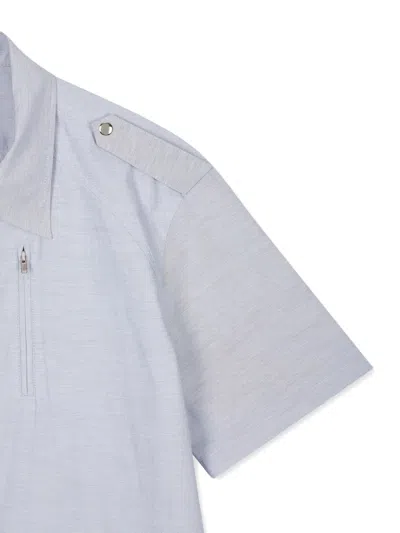Studio Tomboy Zip-fastening Shirt In Gray