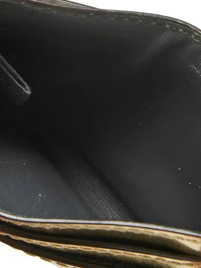 Pre-owned Reed Krakoff Leather Card Holder In Gold