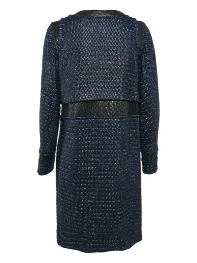 Pre-owned Proenza Schouler 2024 Tweed Coat In Blue