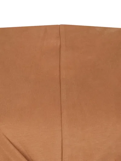 Isabel Marant Draped Cotton Top In Brown