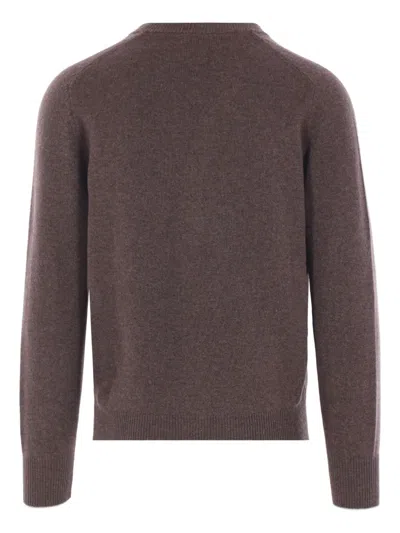 Brunello Cucinelli Long-sleeved Cardigan In Brown