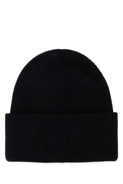 Canada Goose Black Wool Arctic Beanie Hat In Black