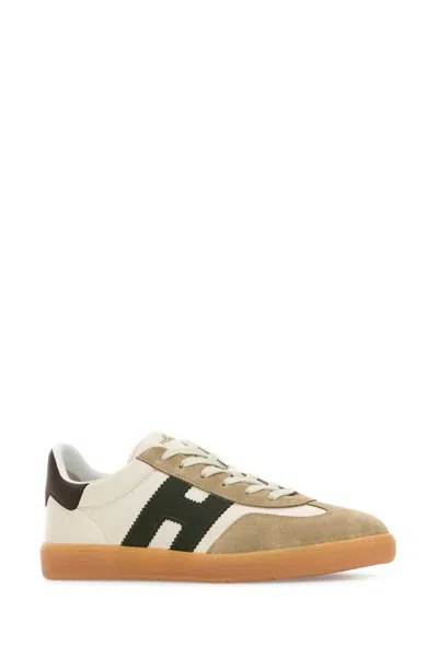 Hogan Cool Smooth And Suede Leather Sneakers Shoes
