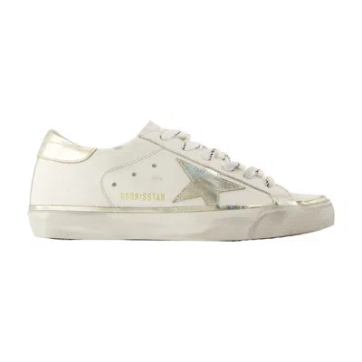 Golden Goose Deluxe Brand Women Super-star Classic With List Low-top Leather Sneakers With Used Effe