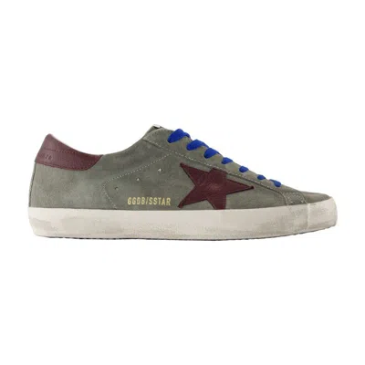 Golden Goose Super-star Suede Upper And Toe Leather Star And He