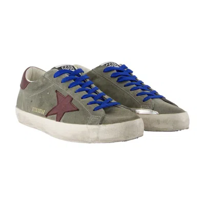 Golden Goose Super-star Suede Upper And Toe Leather Star And He